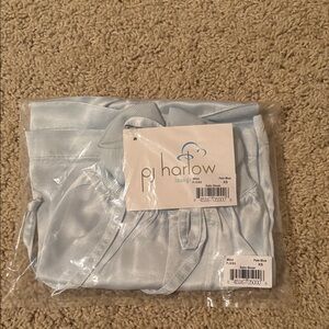 PJ Harlow Women's Light Blue Pajama Shorts mikel nwt size xs